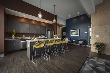 Community room in clubhouse